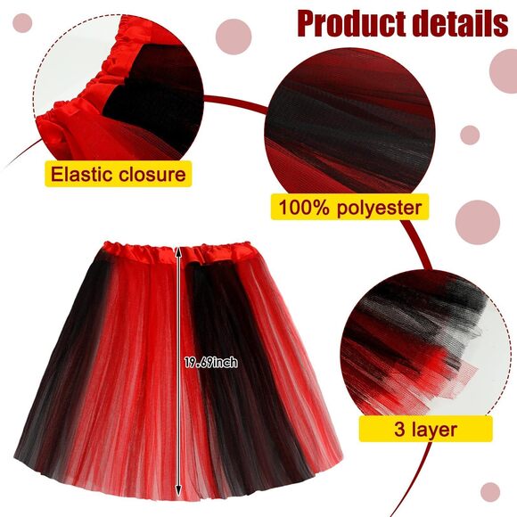 8281 4 Pcs Halloween Clown Costume Set For Teens Adults Include - Picture 2 of 7